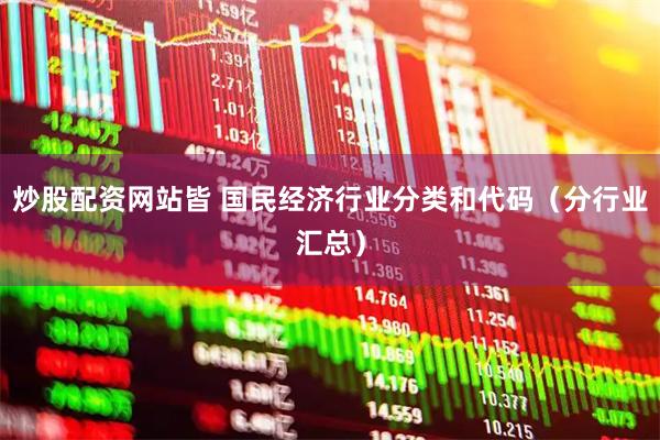 炒股配资网站皆 国民经济行业分类和代码（分行业汇总）